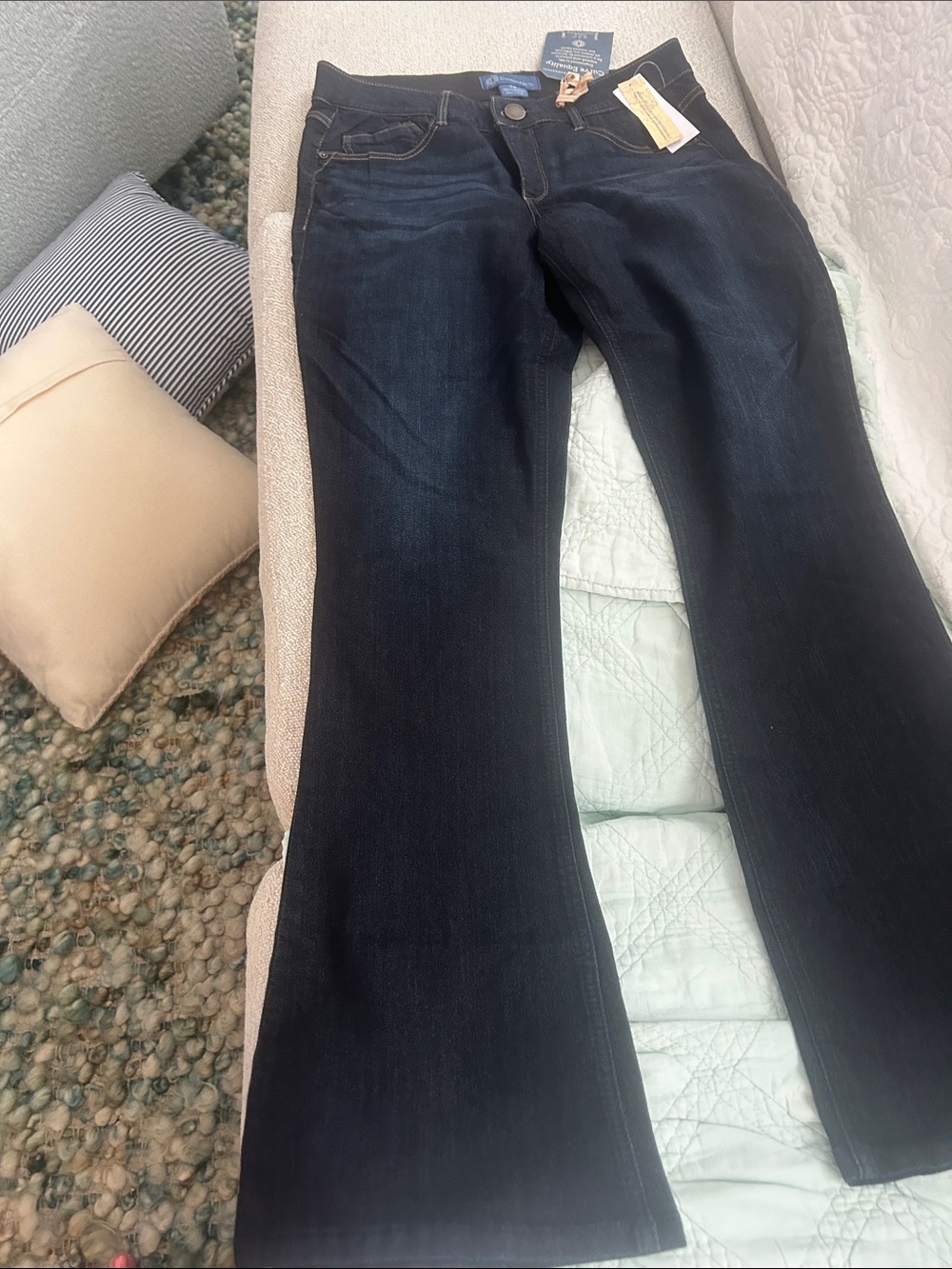 Democracy indigo-Leg Flare Jeans
